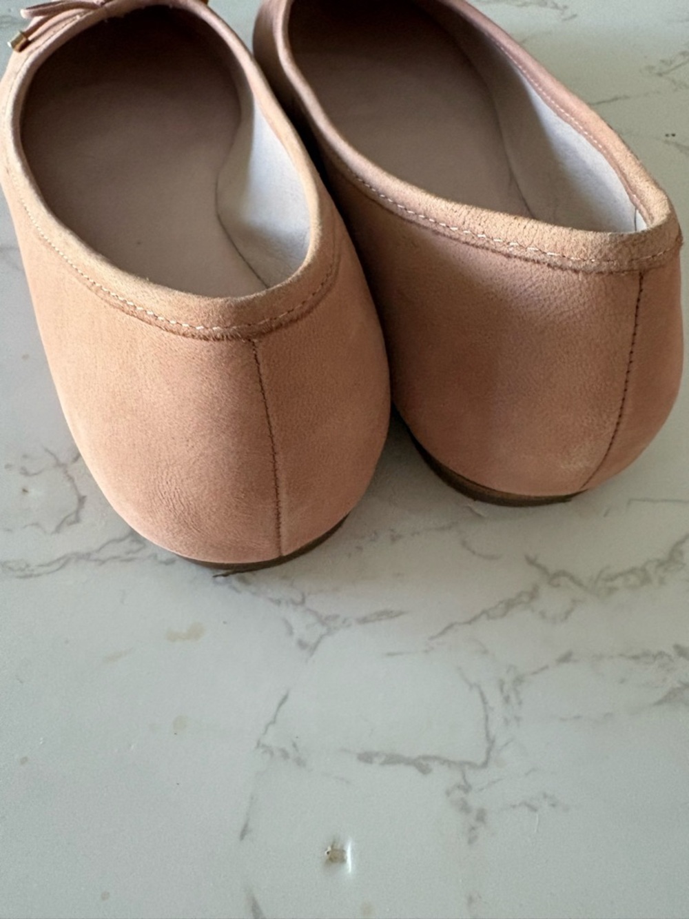 Gianni Bini Blush Pink Bow Ballet Flats - Picture 3 of 5